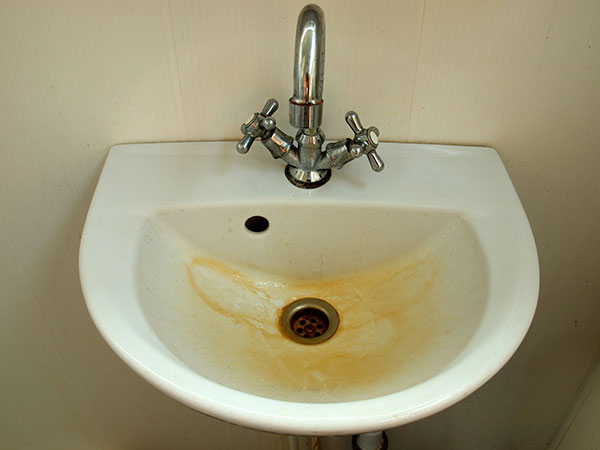Orange Stains on Sink Orange Stains on Sink